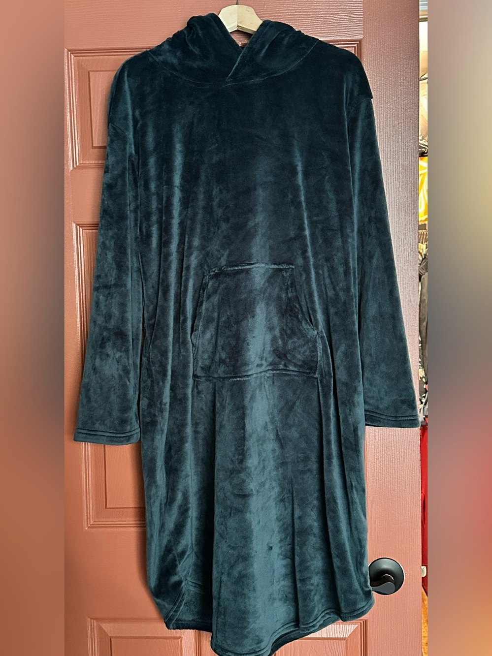 Plush Hooded Lounge Dress